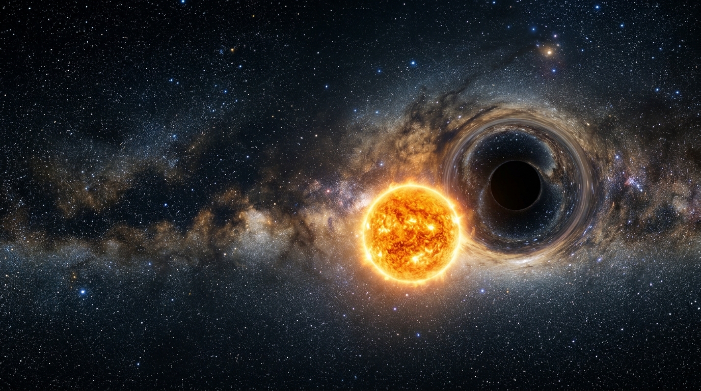 O buraco negro mais próximo de você agora tem nome — e está mais perto do que você imagina