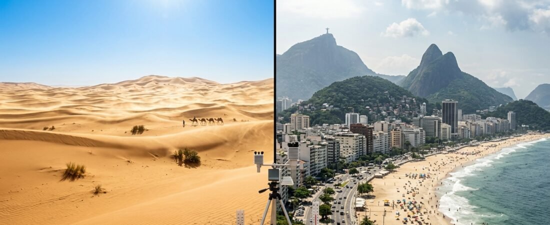 Deserto do Saara ou Rio de Janeiro: qual dos dois é realmente mais quente? A resposta vai te surpreender