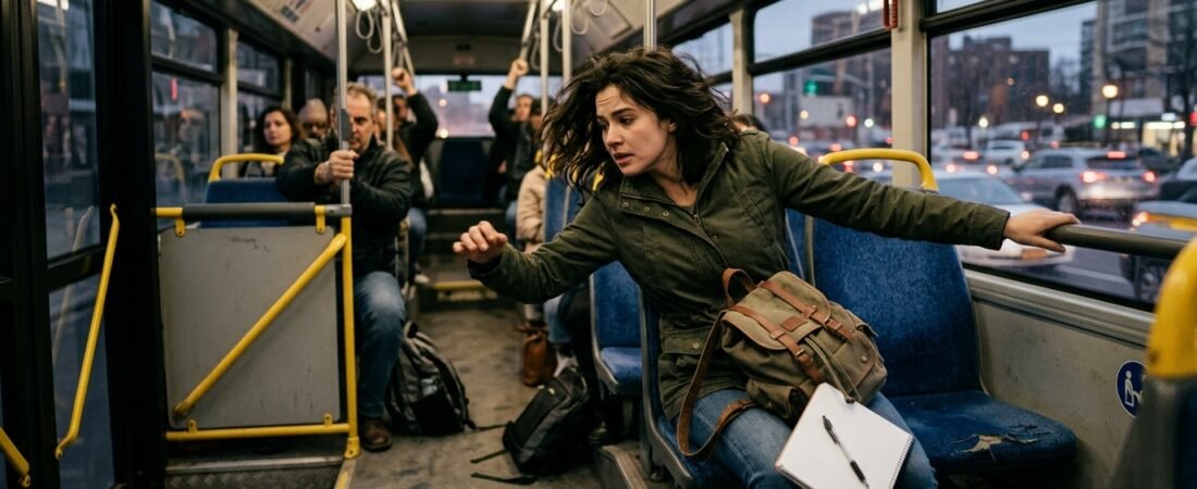 A 1ª Lei de Newton: por que você “voa” para frente quando o ônibus freia de repente