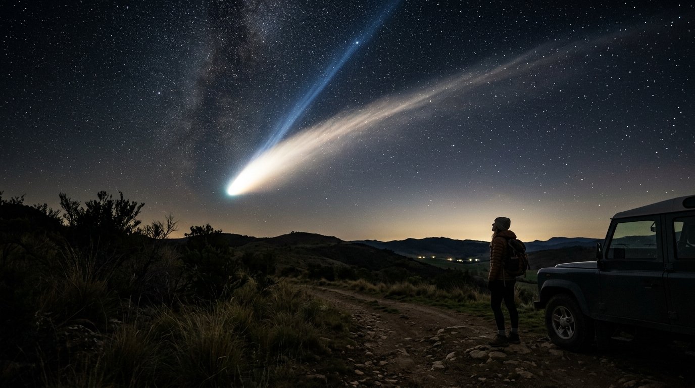 O cometa que só passa perto da Terra uma vez a cada anos — e como enxergá-lo sem telescópio